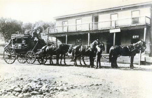 stagecoach in fiddletown
