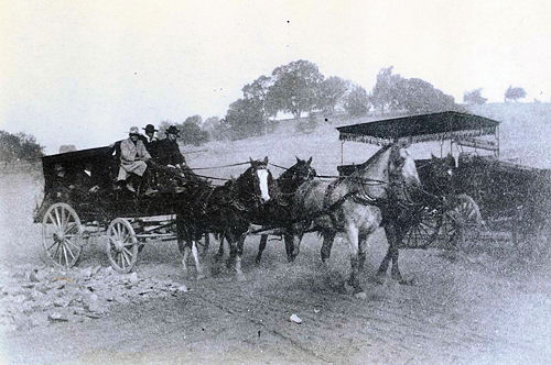 stage and wagon