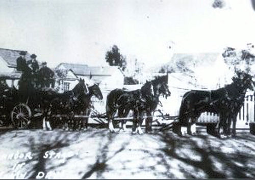 stagecoach in fiddletown
